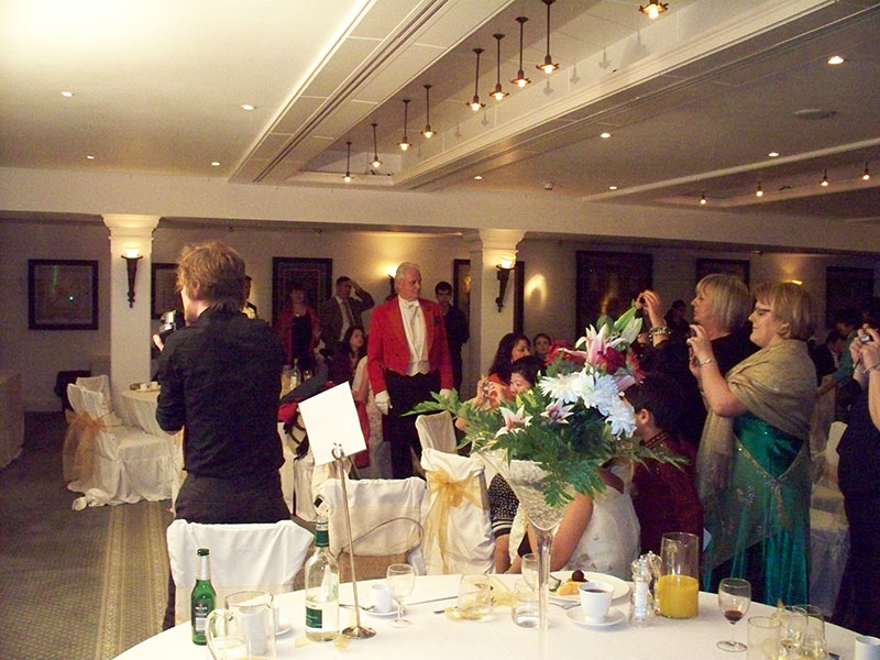 Toastmaster Announcing First Dance at Wedding
